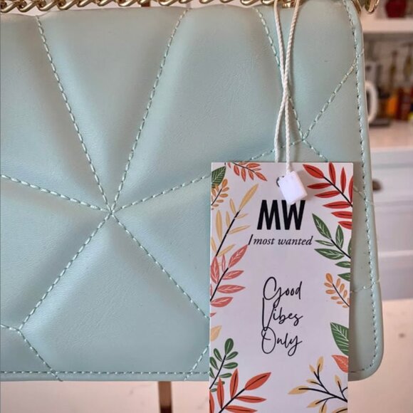 Brand new Most Wanted seafoam gold studded mini purse ๐ - Picture 6 of 7